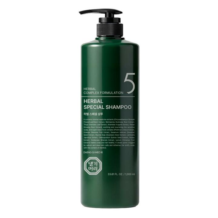 댕기머리 허벌 스페셜 샴푸 1000ml / 탈모증상완화기능성 한방삼푸