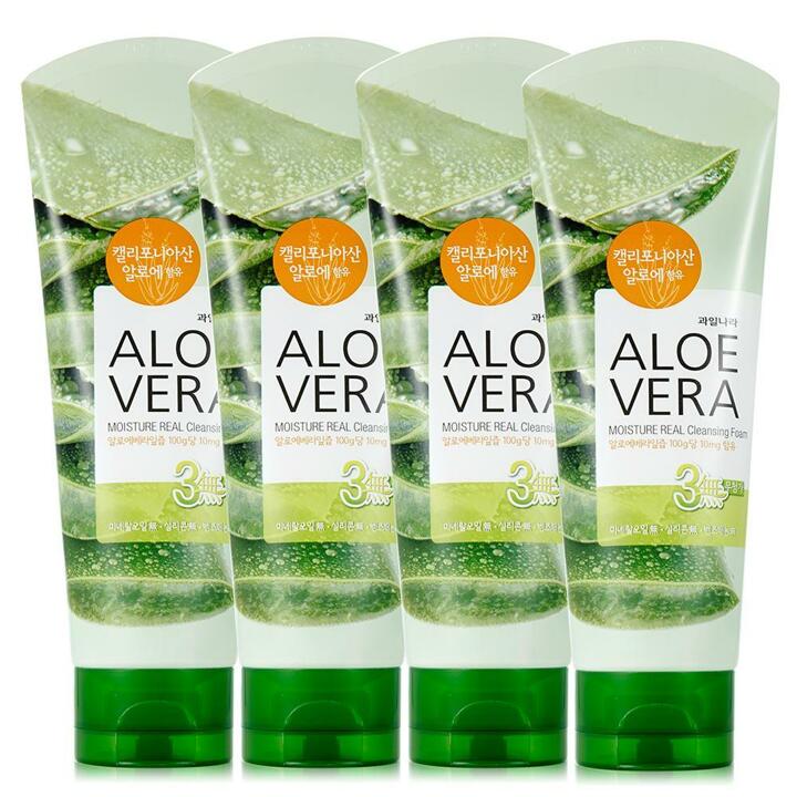 과일나라 알로에 클렌징폼 150ml 4개 알로에베라