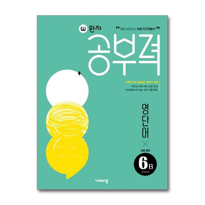 완자 공부력 초등 영어 영단어 6B