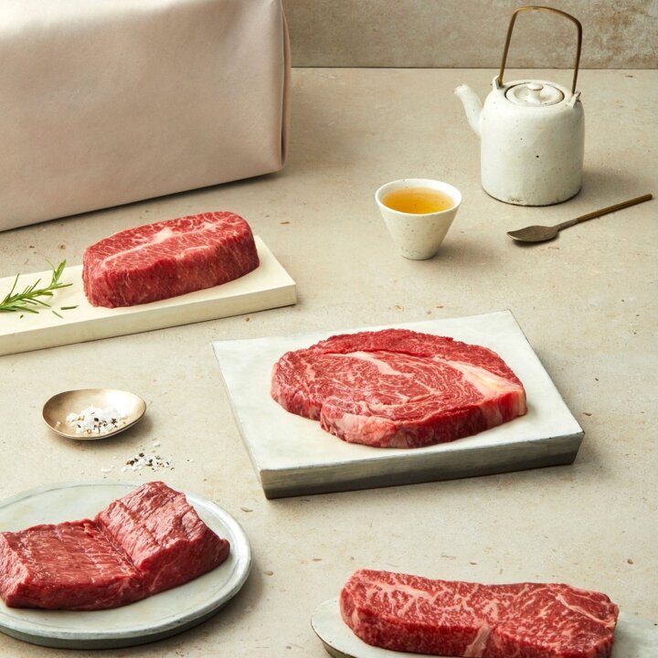 [1++한우/해피콜O]  청정 한우 명품 1호(치마2안심2등심2채끝2)2kg [증정이벤트]