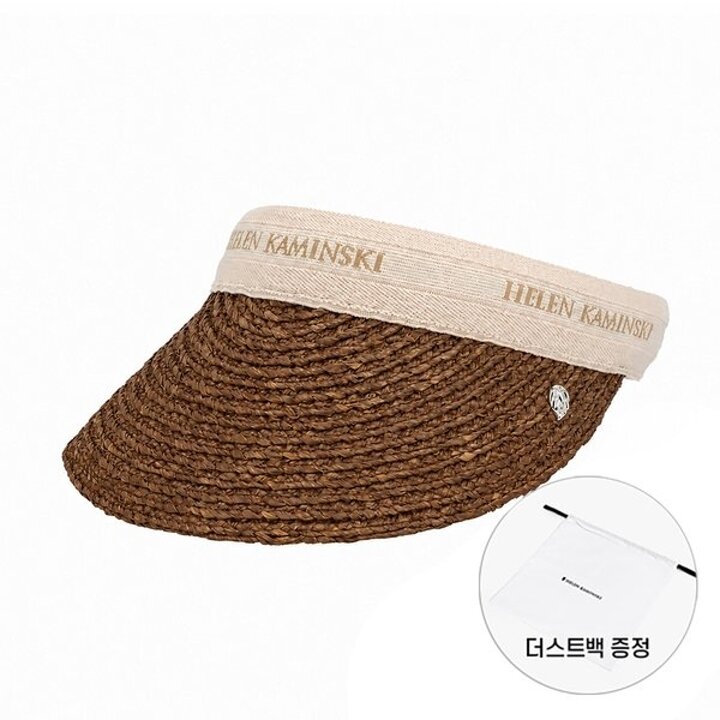 헬렌카민스키 HAT52204 NSNTL 비앙카 8 넛쉘 내추럴 로고 바이저 썬캡