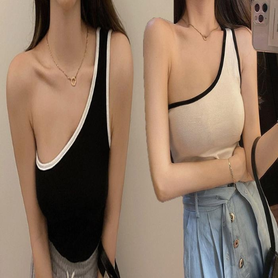 31559045-원숄더언발내추럴배색이너나시티민소매페스티벌패션