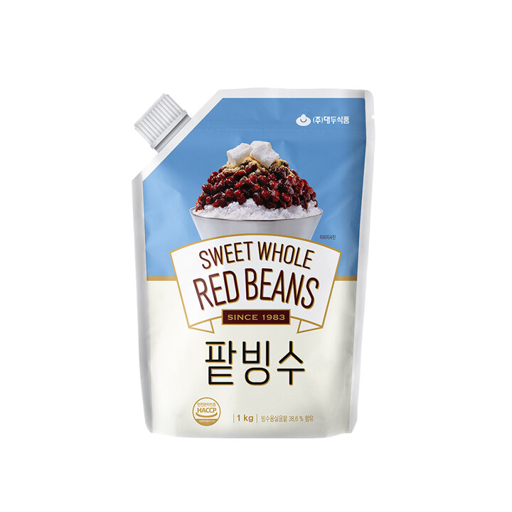 [화과방] 팥빙수 1kg(파우치) /수입팥 빙수팥