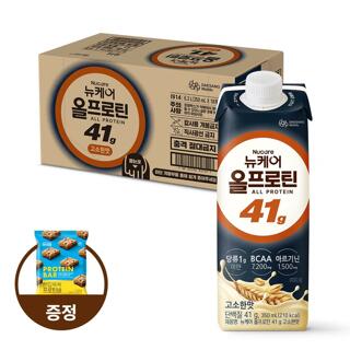 [대상웰라이프] 뉴케어 올프로틴 41g 고소한맛 (350mlx18팩), 1박스