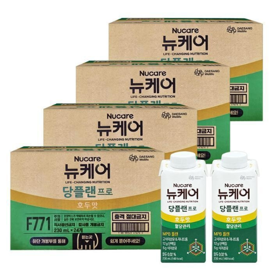 뉴케어 당플랜 프로 호두맛 230ml 96팩 G (37456879)
