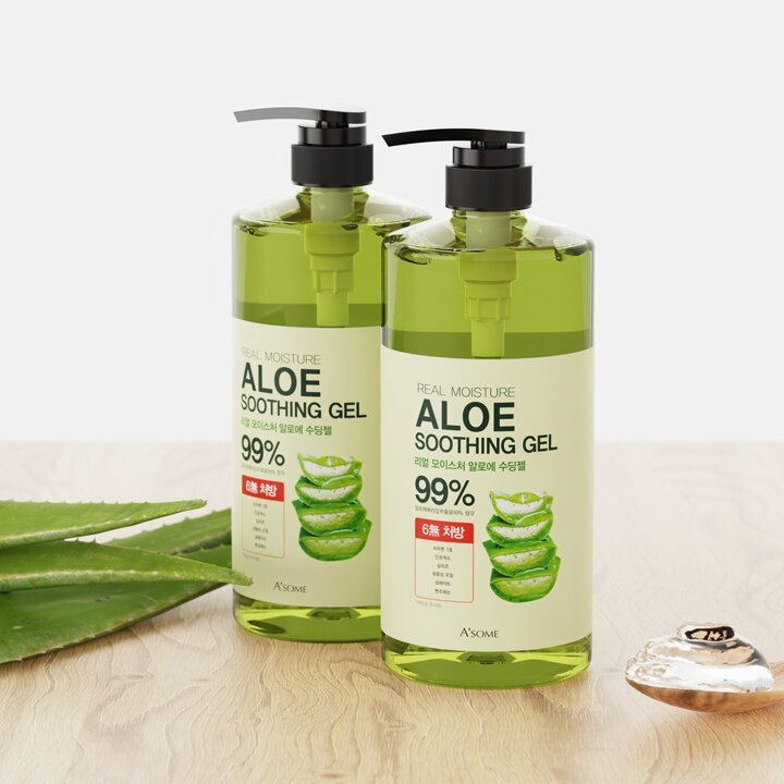 에이썸 리얼 모이스처 알로에 수딩젤 1000ml 2개