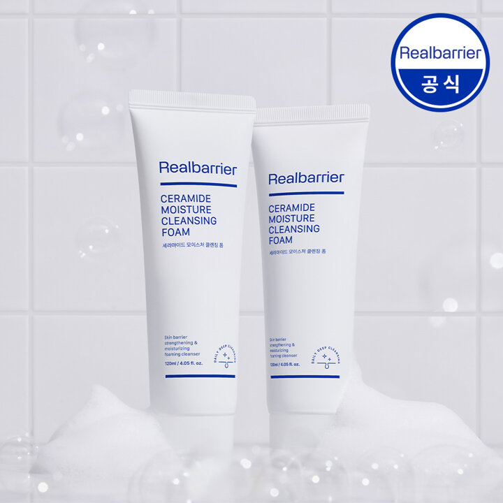리얼베리어 세라마이드 모이스처 클렌징 폼 120ml×2개