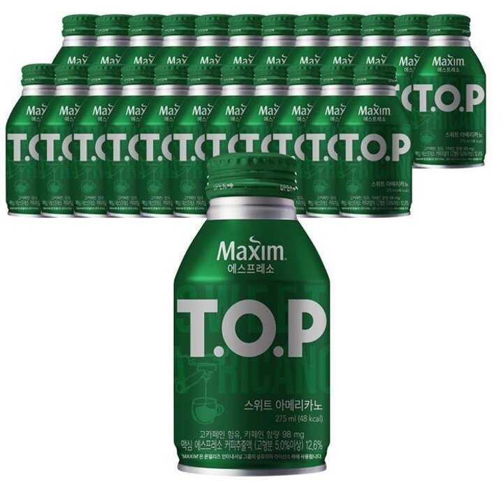 맥심TOP티오피스위트아메리카노275mlX24캔(1박스)