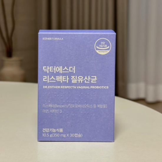 여에스더 리스펙타 질유산균 프로바이오틱스 아연 비타민D 30포 (41336998)