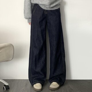 [귈림] 딥블루 와이드 데님 팬츠(G6FPT002P)