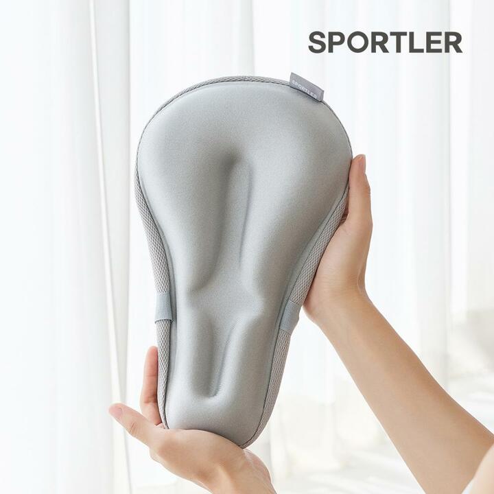 M] 스포틀러 실내자전거 이수지 원더바이크 전용 쿠션 안장 커버 젤 타입 방석