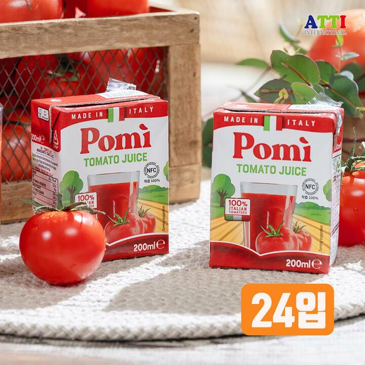 [포미] 이탈리아산 토마토 주스 200ml X 24개