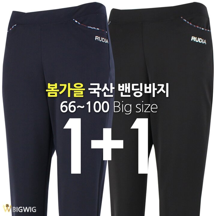 RD봄가을여성스판밴딩바지(1 1) 중년 미시 외출복