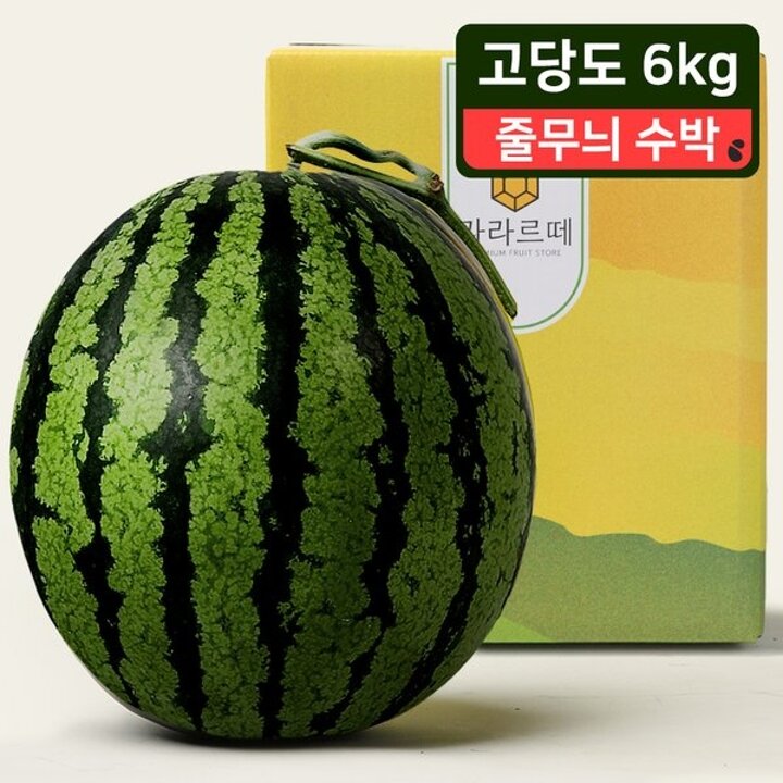 (신세계센텀점)당도선별 고당도 수박 6kg / 원산지 :  경남 함안