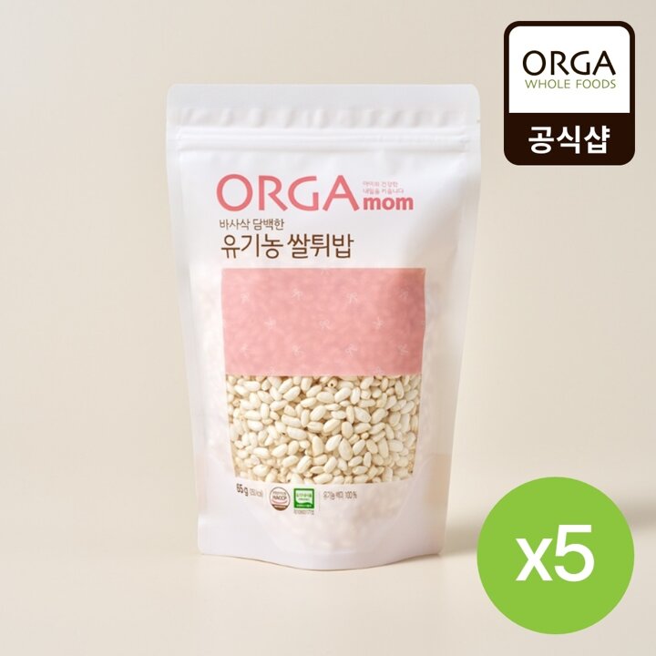 올가 유기농 쌀튀밥 (65g)X5개
