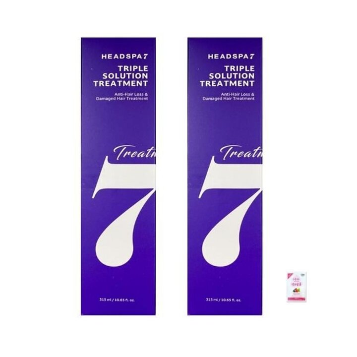 [헤드스파7]시즌5트리플솔루션트리트먼트315ml2개+폼클렌징(3ml)