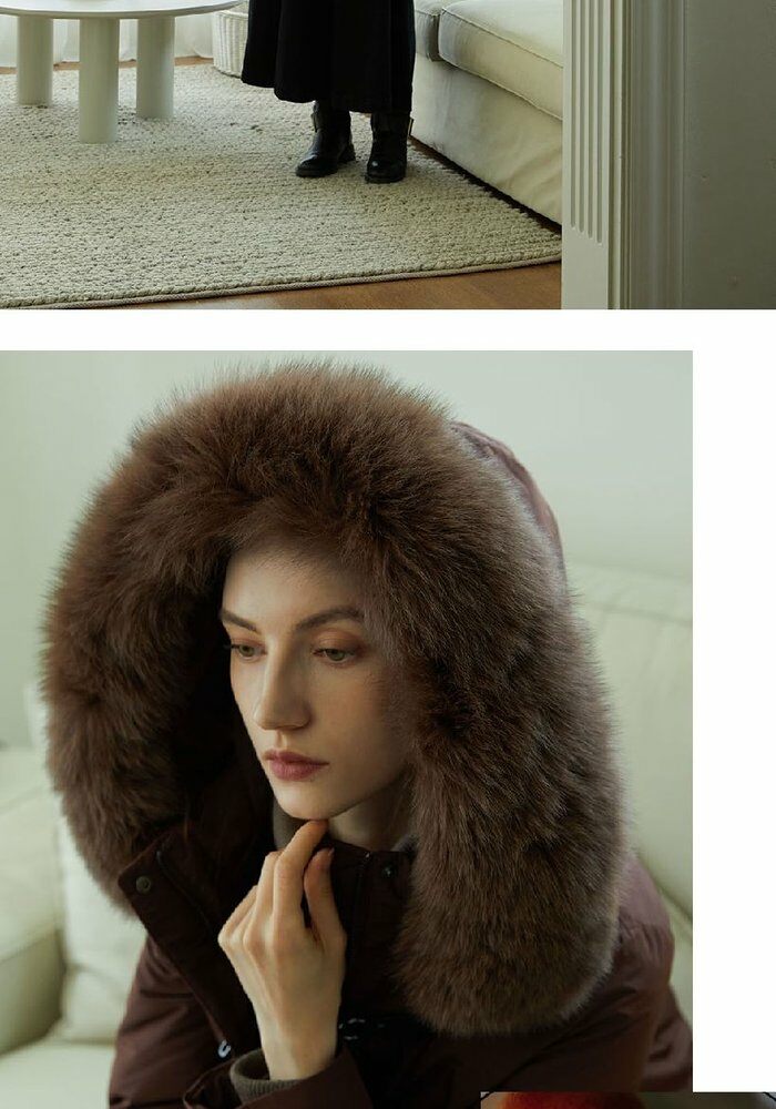 [삼성카드5%할인]★10만원 인하★오아로 24FW 사가폭스 롱 구스 다운코트 1종