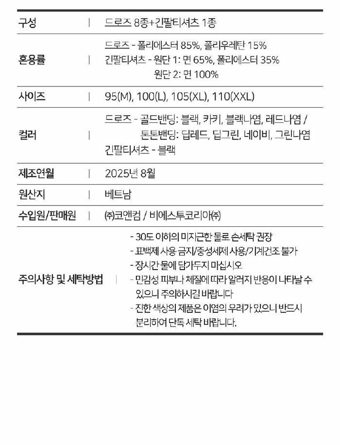 [삼성카드5%할인][신세계단독] 게스(GUESS) 홀리데이 드로즈 8종+ 티셔츠1종 패키지