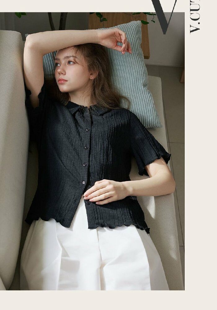 [카드 5%할인][런칭가59,900원→2만원↓] 브이컷 26SS 크링클 셔츠 3종