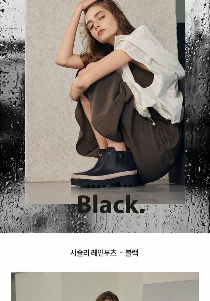 [카드 5%할인][론칭가89,000원 →39,000원]시슬리 레인부츠