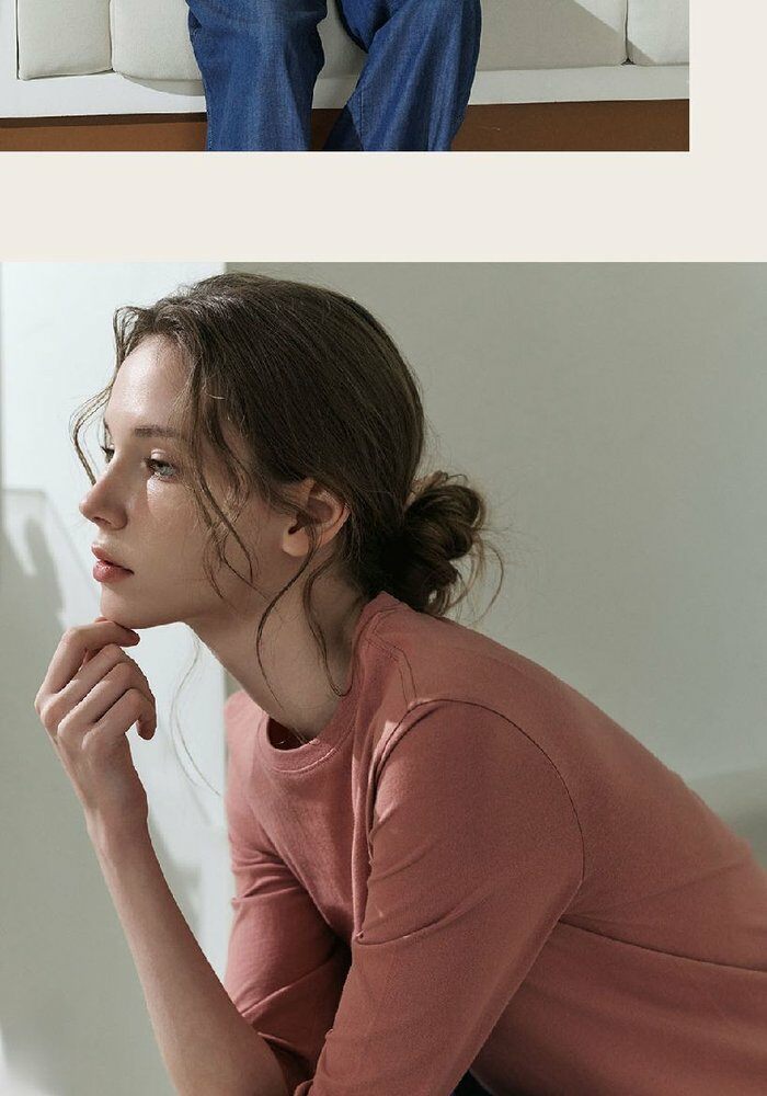 [롯데카드5%할인]브이컷 26SS 면100 튜블러 7부소매 티셔츠 5종