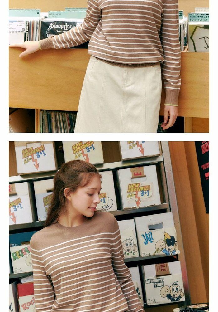 [카드 5%할인][론칭가 79,000원→2만원↓] 블루핏 26SS 스트라이프 니트 3종