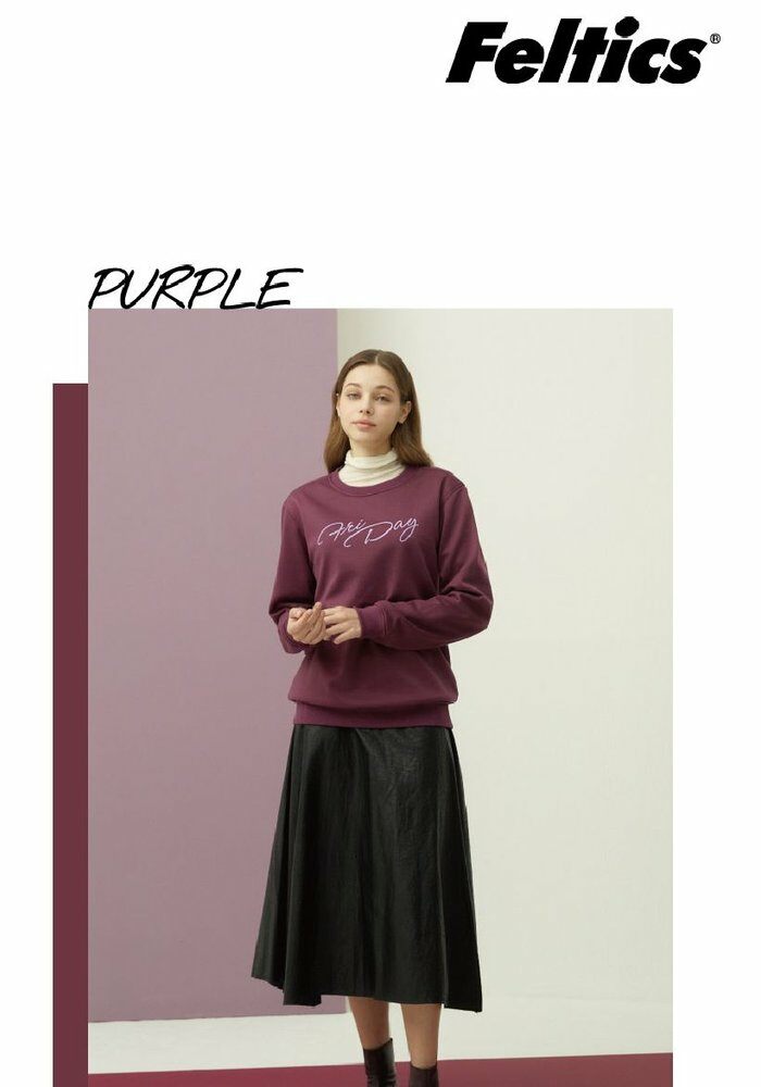 [삼성5%할인][단품] 펠틱스 22 FW 여성 맨투맨 티셔츠1종