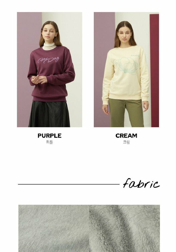 [삼성5%할인][단품] 펠틱스 22 FW 여성 맨투맨 티셔츠1종