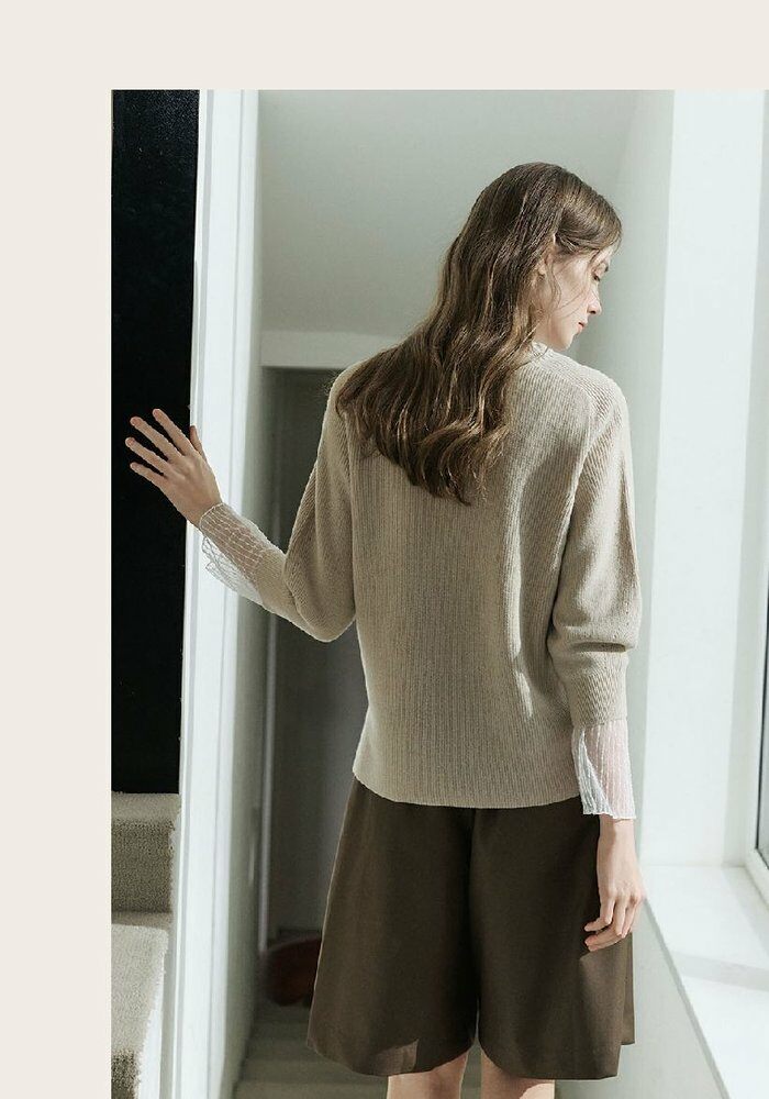 [롯데카드5%할인][런칭가59,900원→1만원↓] 브이컷 26SS 가먼트다잉 7부 니트 3종