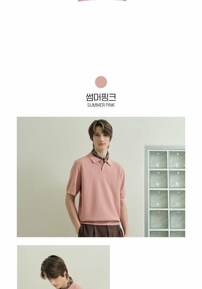 [카드 5%할인]26SS 워모 반팔 니트 썸머핑크 1종