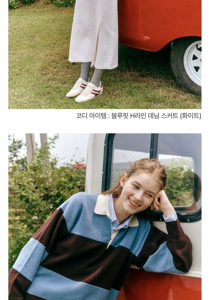 [국민카드5%할인][69,900원→3만원↓] 블루핏 럭비 니트