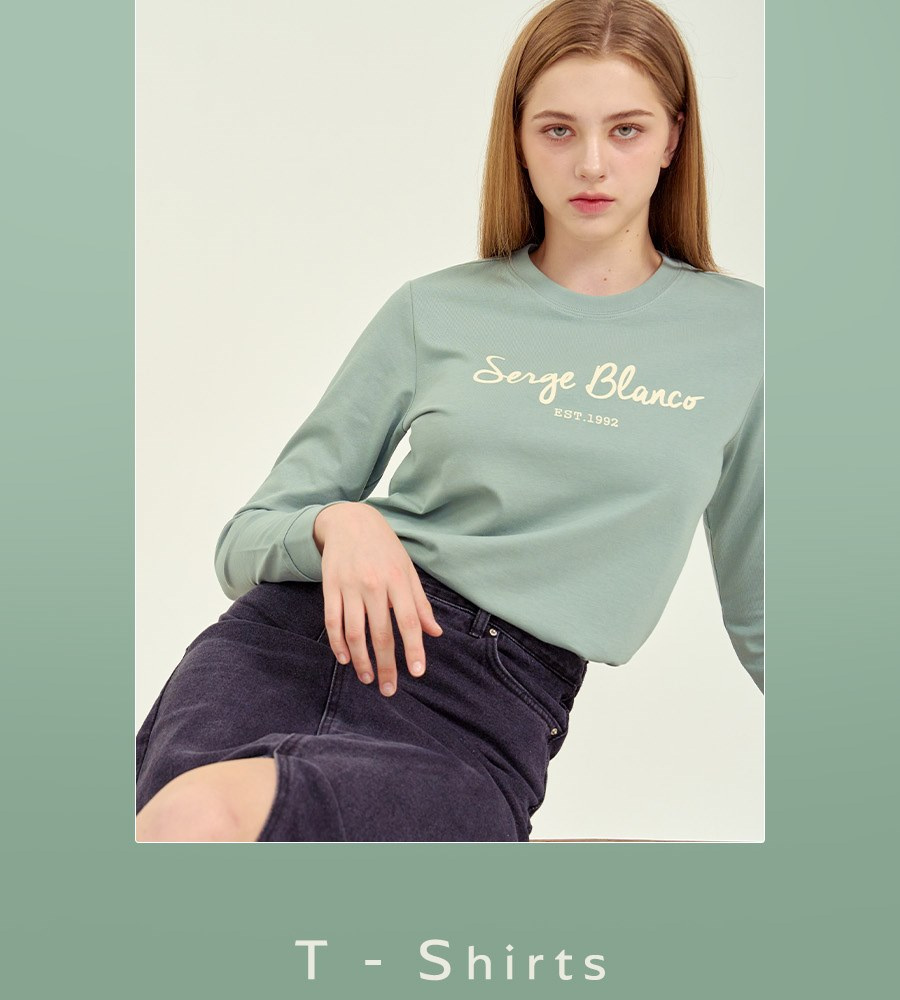 [카드 5%할인]세르즈블랑코 긴팔티셔츠 4종 여성