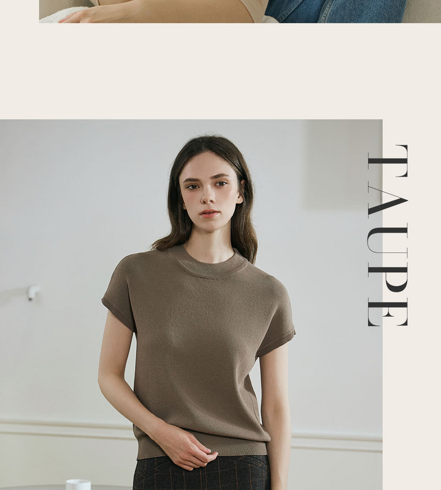 [NH카드5%할인][런칭가69,900원→3만원↓]브이컷 하프넥 니트 4종