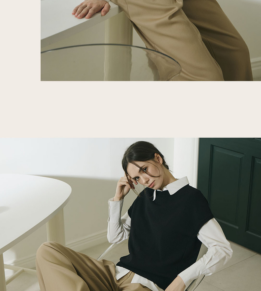 [NH카드5%할인][런칭가69,900원→3만원↓]브이컷 하프넥 니트 4종