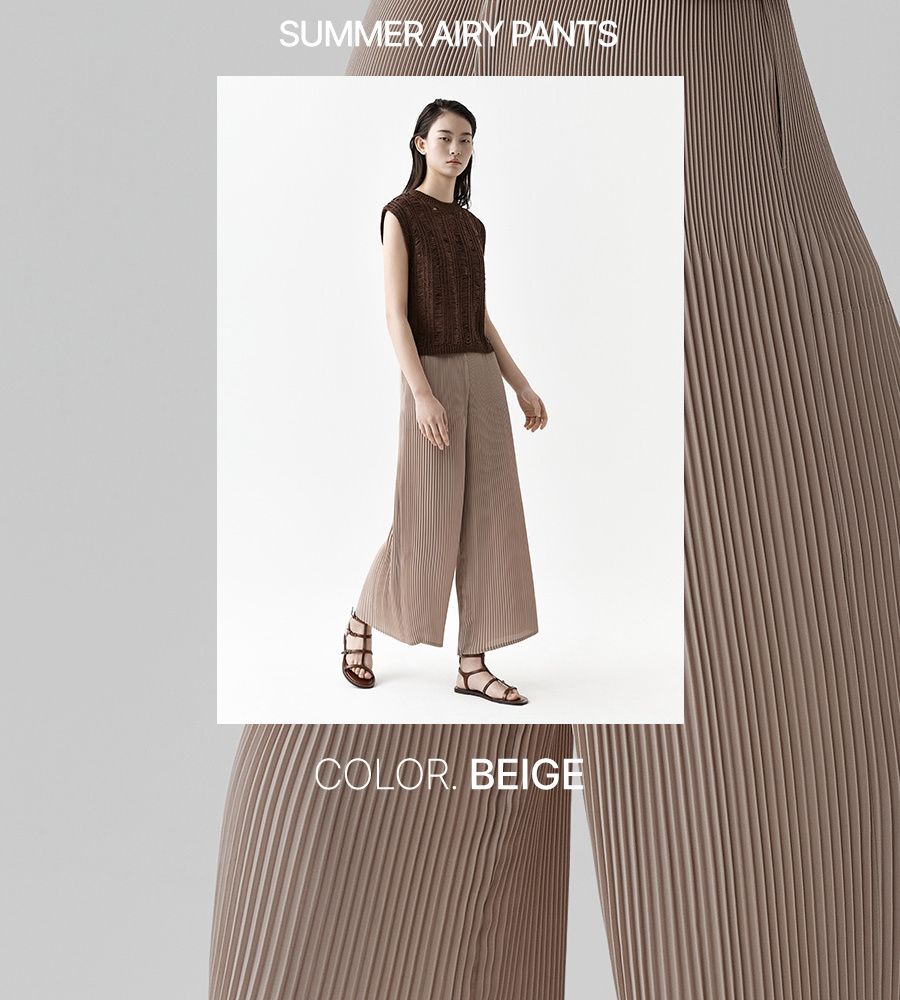 [국민카드5%할인]☆잔여 수량 극소량! 2만원 파격 인하!☆ 26썸머 플리츠미 에어리 팬츠