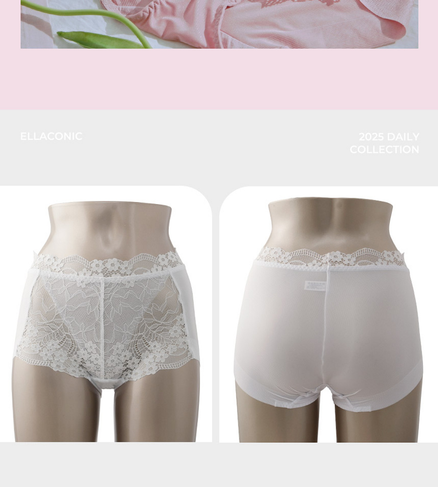 [카드 5%할인]엘라코닉 커버업 라이크라 레이스 팬티 패키지(총 8종)