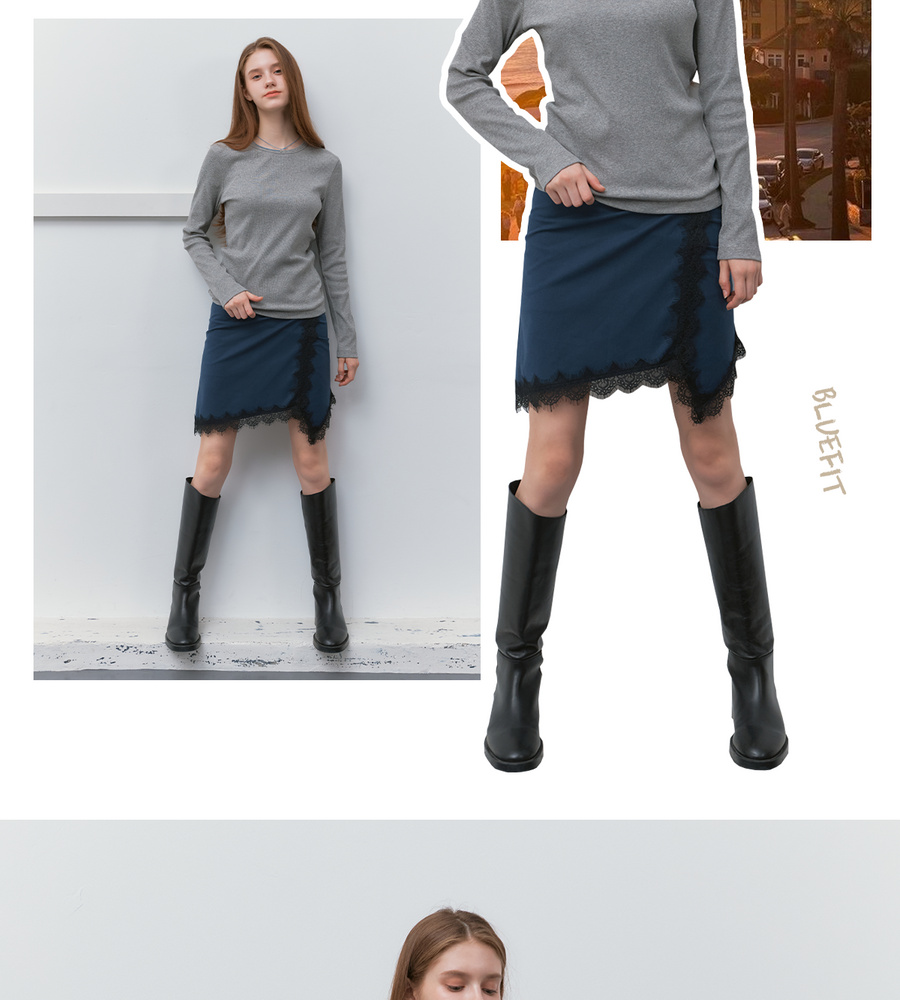 [국민카드5%할인][론칭가 79,000원→2만원↓] 블루핏 26FW 리브 티셔츠 4종